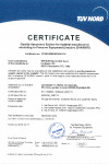 PED 2014/68/EU - Certificato TÜV NORD